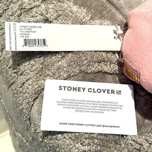 Stoney Clover Lane Classic Large Terry Pouch - Pink Sunset Chaser NWT!!!! - Picture 7 of 9